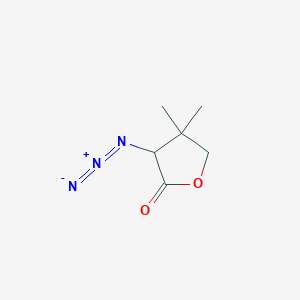 molecular formula C6H9N3O2 B2998659 3-Azido-4,4-dimethyloxolan-2-one CAS No. 1824188-89-7