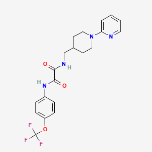 N1-((1-(pyridin-2-yl)piperidin-4-yl)methyl)-N2-(4-(trifluoromethoxy)phenyl)oxalamide
