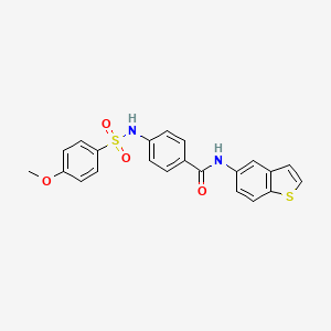 N-(benzo[b]thiophen-5-yl)-4-(4-methoxyphenylsulfonamido)benzamide