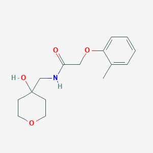 molecular formula C15H21NO4 B2998782 N-((4-hydroxytetrahydro-2H-pyran-4-yl)methyl)-2-(o-tolyloxy)acetamide CAS No. 1351659-63-6