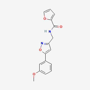 N-((5-(3-methoxyphenyl)isoxazol-3-yl)methyl)furan-2-carboxamide