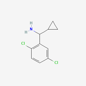 molecular formula C10H11Cl2N B2998913 Cyclopropyl(2,5-dichlorophenyl)methanamine CAS No. 535926-60-4
