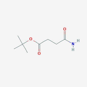 molecular formula C8H15NO3 B2999377 Tert-butyl 3-carbamoylpropanoate CAS No. 1379368-75-8