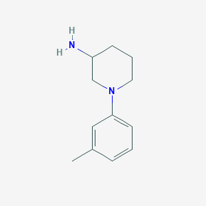 B2999485 1-(3-Methylphenyl)piperidin-3-amine CAS No. 1250533-73-3