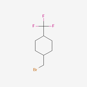 molecular formula C8H12BrF3 B2999513 1-(Bromomethyl)-4-(trifluoromethyl)cyclohexane CAS No. 858121-96-7