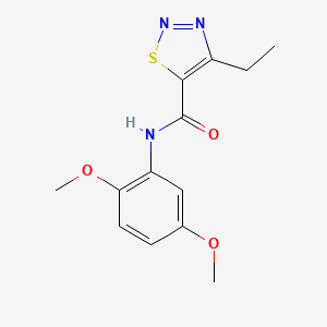 N-(2,5-dimethoxyphenyl)-4-ethyl-1,2,3-thiadiazole-5-carboxamide
