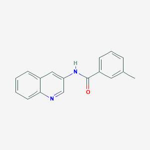 3-methyl-N-(quinolin-3-yl)benzamide