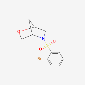 5-((2-Bromophenyl)sulfonyl)-2-oxa-5-azabicyclo[2.2.1]heptane