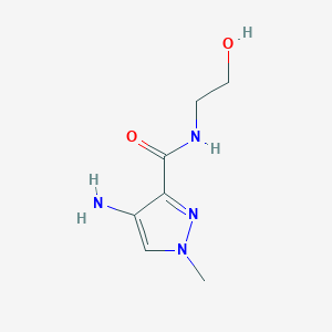 4-amino-N-(2-hydroxyethyl)-1-methyl-1H-pyrazole-3-carboxamide