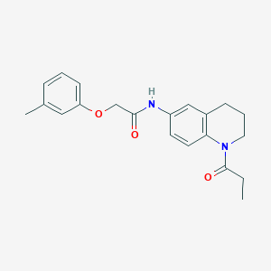 N-(1-propionyl-1,2,3,4-tetrahydroquinolin-6-yl)-2-(m-tolyloxy)acetamide