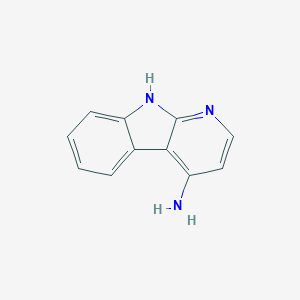 molecular formula C11H9N3 B029998 9H-Pyrido[2,3-b]indol-4-amine CAS No. 25208-34-8