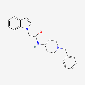 N-(1-benzylpiperidin-4-yl)-2-(1H-indol-1-yl)acetamide