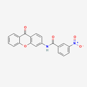 3-nitro-N-(9-oxo-9H-xanthen-3-yl)benzamide