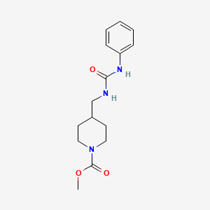 Methyl 4-((3-phenylureido)methyl)piperidine-1-carboxylate