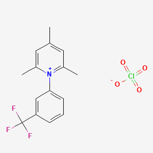 2,4,6-Trimethyl-1-[3-(trifluoromethyl)phenyl]-pyridinium perchlorate