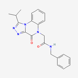 N-benzyl-2-(1-isopropyl-4-oxo[1,2,4]triazolo[4,3-a]quinoxalin-5(4H)-yl)acetamide