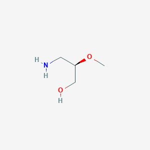 molecular formula C4H11NO2 B2999986 (2R)-3-amino-2-methoxy-propan-1-ol CAS No. 2287249-71-0