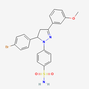 molecular formula C22H20BrN3O3S B3000154 CID44216842 CAS No. 1222513-26-9