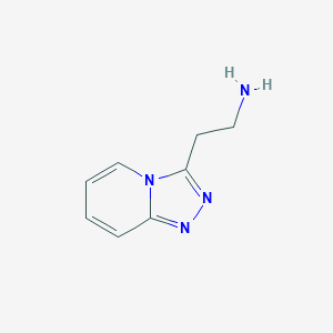 molecular formula C8H10N4 B3000156 2-([1,2,4]Triazolo[4,3-a]pyridin-3-yl)ethanamine CAS No. 93113-11-2