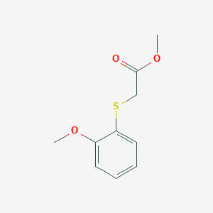 molecular formula C10H12O3S B3000246 Methyl 2-[(2-methoxyphenyl)sulfanyl]acetate CAS No. 1249437-13-5