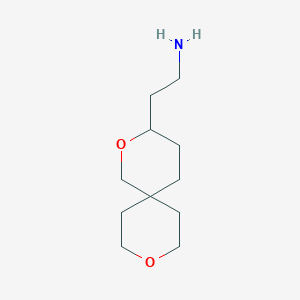 2-{2,9-Dioxaspiro[5.5]undecan-3-yl}ethan-1-amine