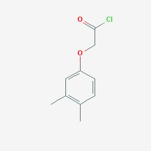 molecular formula C10H11ClO2 B3000361 (3,4-Dimethylphenoxy)acetyl chloride CAS No. 75066-04-5