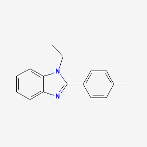 molecular formula C16H16N2 B3000363 1-Ethyl-2-(4-methylphenyl)benzimidazole CAS No. 714261-02-6