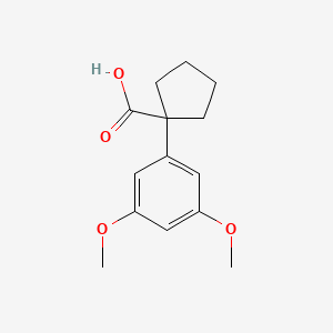 1-(3,5-Dimethoxyphenyl)cyclopentanecarboxylic acid