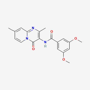 N-(2,8-dimethyl-4-oxo-4H-pyrido[1,2-a]pyrimidin-3-yl)-3,5-dimethoxybenzamide