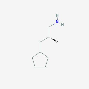 (2R)-3-Cyclopentyl-2-methylpropan-1-amine