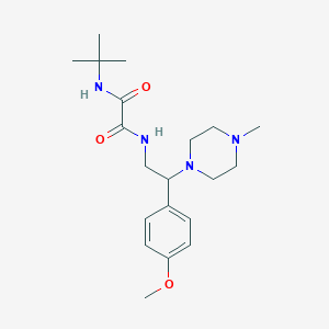 N1-(tert-butyl)-N2-(2-(4-methoxyphenyl)-2-(4-methylpiperazin-1-yl)ethyl)oxalamide