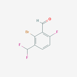 2-Bromo-3-(difluoromethyl)-6-fluorobenzaldehyde