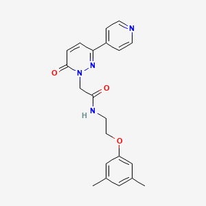 N-(2-(3,5-dimethylphenoxy)ethyl)-2-(6-oxo-3-(pyridin-4-yl)pyridazin-1(6H)-yl)acetamide