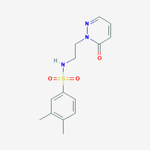 3,4-dimethyl-N-(2-(6-oxopyridazin-1(6H)-yl)ethyl)benzenesulfonamide