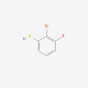 molecular formula C6H4BrFS B3000564 2-Bromo-3-fluoro-benzenethiol CAS No. 877868-83-2