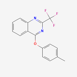 4-(4-Methylphenoxy)-2-(trifluoromethyl)quinazoline