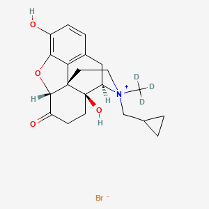molecular formula C21H26BrNO4 B3000603 Methylnaltrexone D3 (Bromide) 