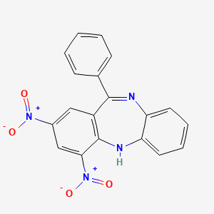 2,4-Dinitro-11-phenyl-5H-dibenzo[b,E][1,4]diazepine
