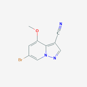molecular formula C9H6BrN3O B3000796 PDK1-IN-1 