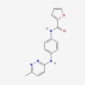 N-(4-((6-methylpyridazin-3-yl)amino)phenyl)furan-2-carboxamide