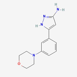 5-(3-Morpholin-4-yl-phenyl)-2H-pyrazol-3-ylamine