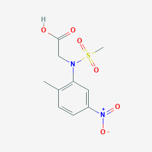 N-(2-methyl-5-nitrophenyl)-N-(methylsulfonyl)glycine