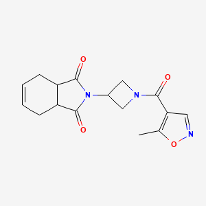2-(1-(5-methylisoxazole-4-carbonyl)azetidin-3-yl)-3a,4,7,7a-tetrahydro-1H-isoindole-1,3(2H)-dione