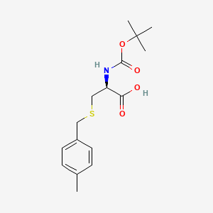 molecular formula C16H23NO4S B3000873 Boc-D-Cys(pMeBzl)-OH CAS No. 61925-77-7; 61925-78-8