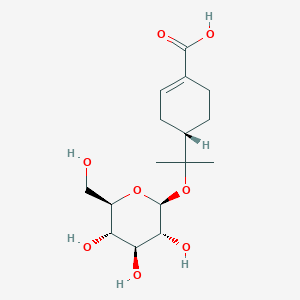 molecular formula C16H26O8 B030009 Oleuropeic acid 8-O-glucoside CAS No. 865887-46-3