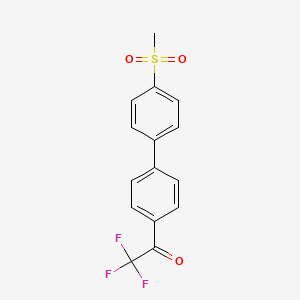 2,2,2-Trifluoro-1-(4'-(methylsulfonyl)biphenyl-4-yl)ethanone