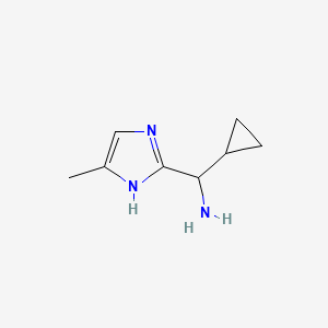 Cyclopropyl-(5-methyl-1H-imidazol-2-yl)methanamine