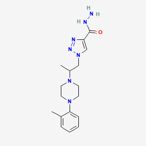 1-{2-[4-(2-methylphenyl)piperazin-1-yl]propyl}-1H-1,2,3-triazole-4-carbohydrazide