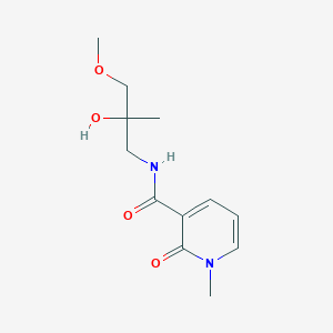 N-(2-hydroxy-3-methoxy-2-methylpropyl)-1-methyl-2-oxo-1,2-dihydropyridine-3-carboxamide