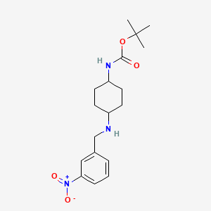 tert-Butyl (1R*,4R*)-4-(3-nitrobenzylamino)cyclohexylcarbamate